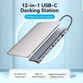 Vention 12-in-1 USB-C Docking Station THSHC